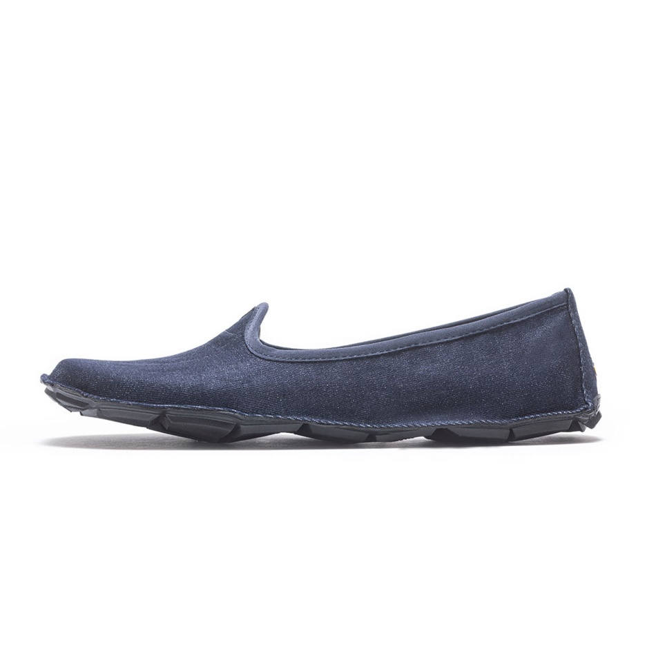 Vibram One-Viertel-Jeans Dunkelblau-schwarz